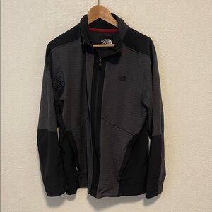 The North Face Men's Gray and Black Mountain Athletics Jacket